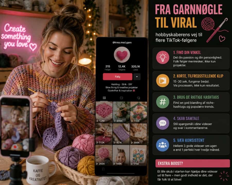 Fra garnnøgle til viral