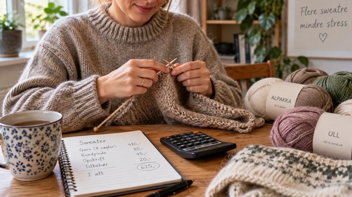 Hvad koster det egentlig at strikke en sweater
